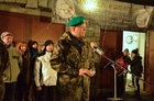 Generálporučík Josef Bečvář hovoří k účastníkům mistrovství