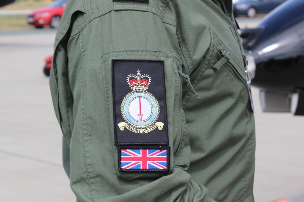 Nášivka pilota 100. letky britské Royal Air Force