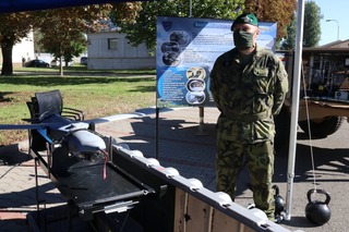 The unit is presently equipped with two types of surveillance drones: the Scan Eagle and Raven UAVs 