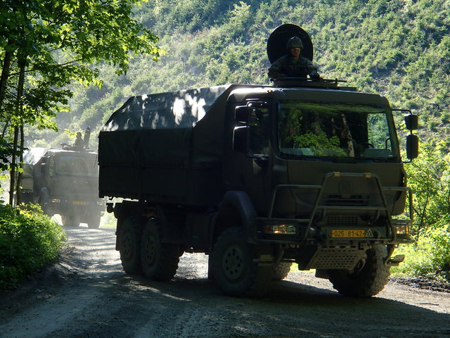  Jednotka během patroly