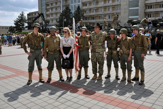 Do Vyškova přijeli i členové US Army historical clubu z Jedovnice