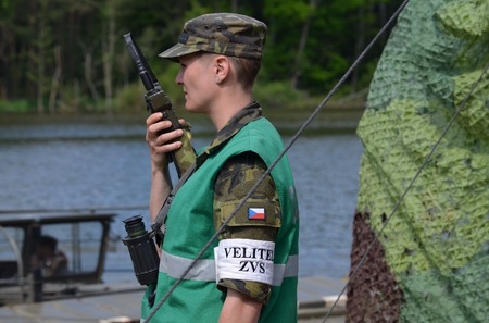 Záchranné a vyprošťovací službě bude po celou dobu plaveb velet nadporučice Zuzana Koutná