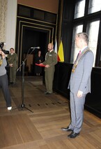  Oceněný primátor za  významnou spolupráci s KVV HMP 