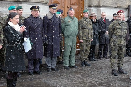 Před slavnostním otevřením výstavy