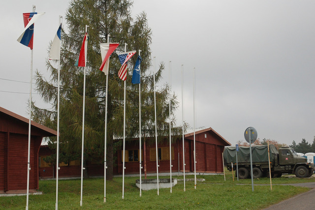 Camp Slavia at the Training Centre Lest, Slovakia
