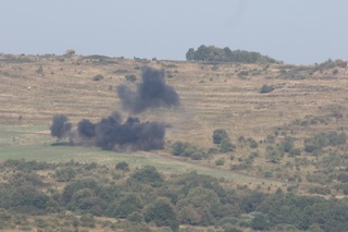 Nepřátelský tank byl ve vzdálenosti 2 kilometrů