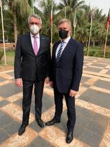 Minister Metnar also met with the Estonian Defence Minister in Mali