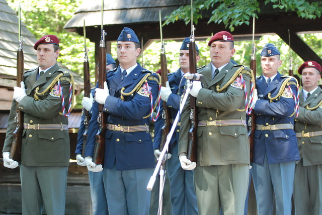Své umění předvedla Jednotka Čestné stráže Armády České republiky