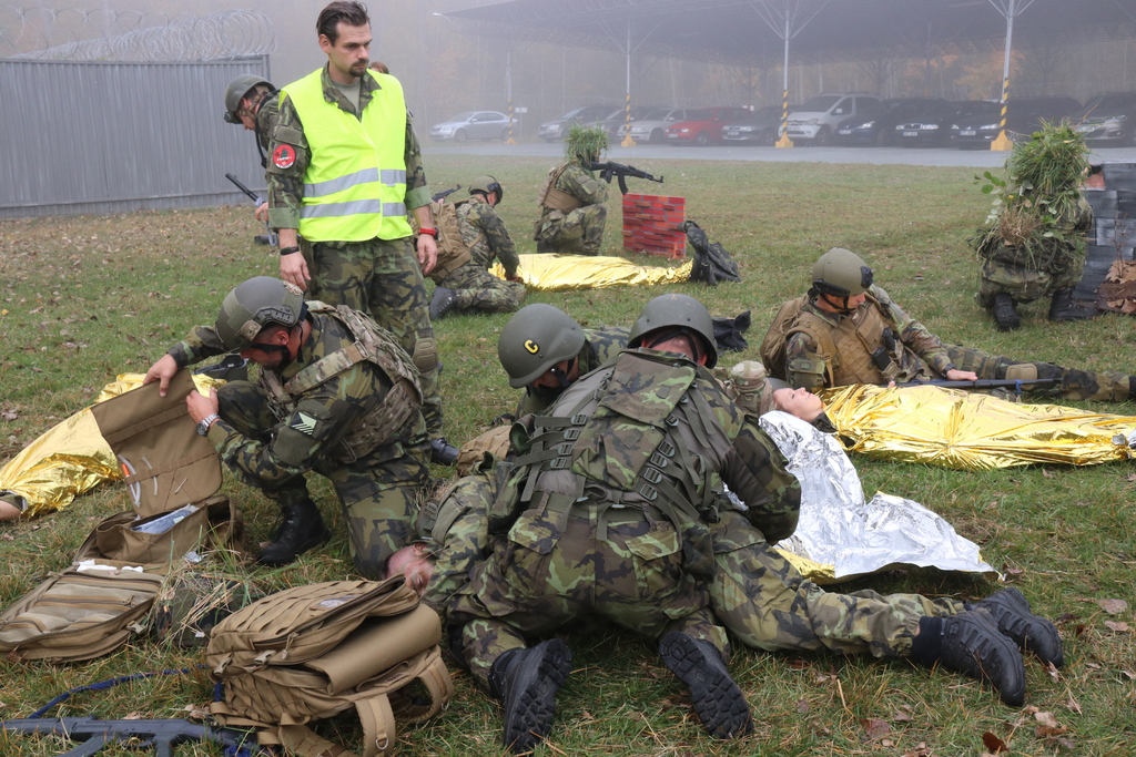 Poskytnutí první pomoci při větším počtu raněných