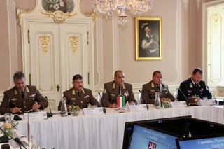 The Hungarian delegation was headed by Lieutenant General Ferenc Korom