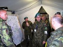  Náčelník střediska řízení boje podrobně doložil současnou situaci na bojišti