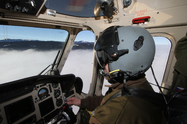 Pilot  vrtulníku W3-A Sokol