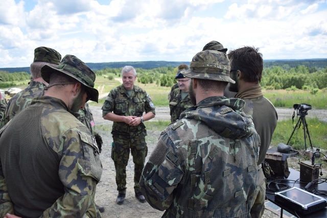 Vojáky na Libavé navštívil i generálporučík František Malenínský