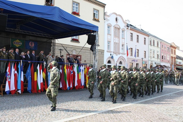 Slavnostní pochod po složení slibu