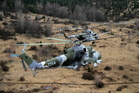 Vrtulník Mi-24V a Mi-171Š