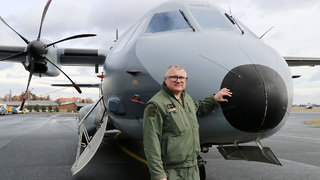 Kbelští letci oslavili 10. výročí provozu letounu CASA C-295M