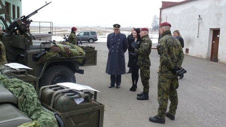 Návštěva chrudimských výsadkářů 