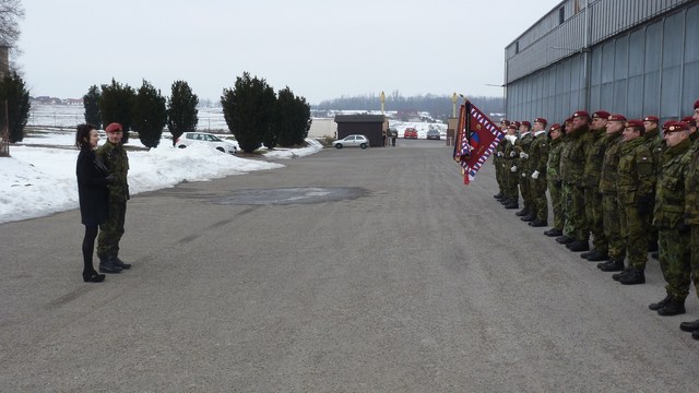 Návštěva chrudimských výsadkářů 
