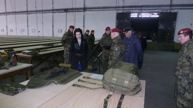 Návštěva chrudimských výsadkářů 