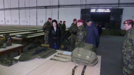 Návštěva chrudimských výsadkářů 