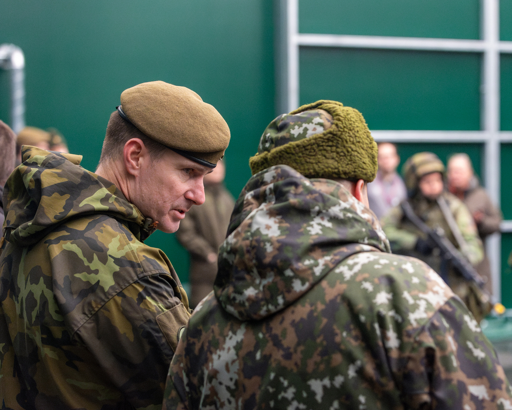 Generálporučík Karel Řehka se seznámil s výcvikem finských ozbrojených sil