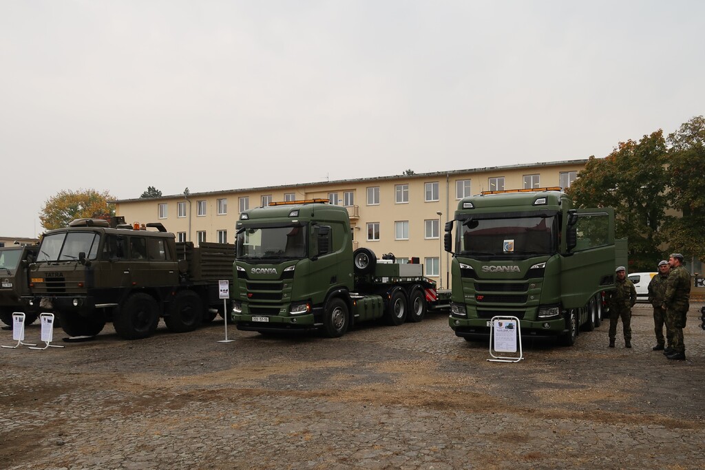 Statická ukázka tahačů Scania