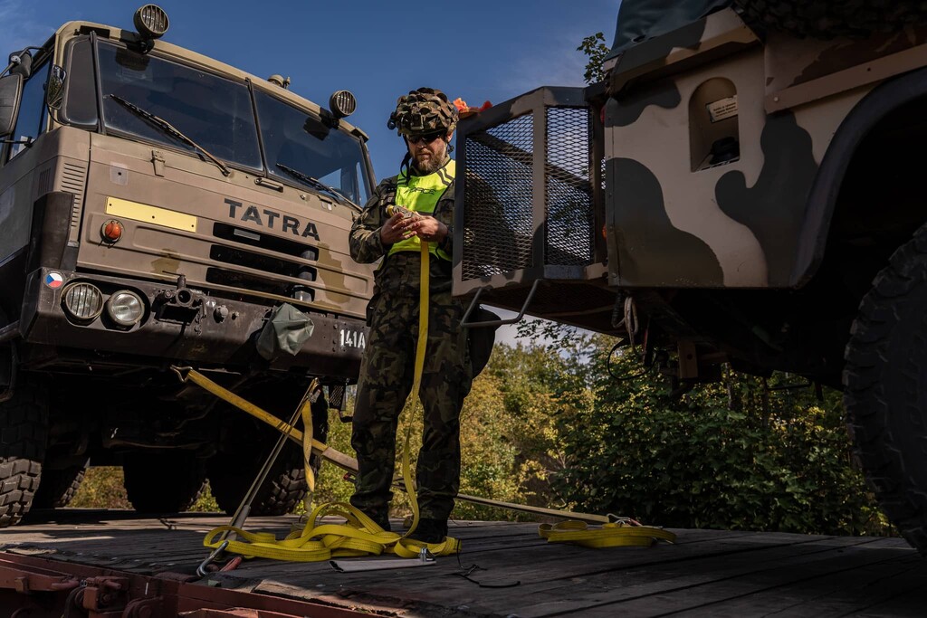 Logistika v hlavní roli. Cvičení Effective Logistics prověřilo schopnosti 141. praporu logistiky