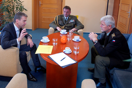 Náčelník generálního štábu jednal v Jihlavě