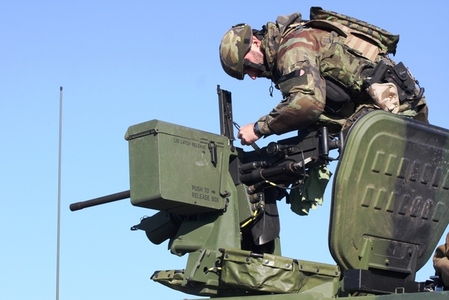 4. brigádní úkolové uskupení cvičí ve VVP Hradiště