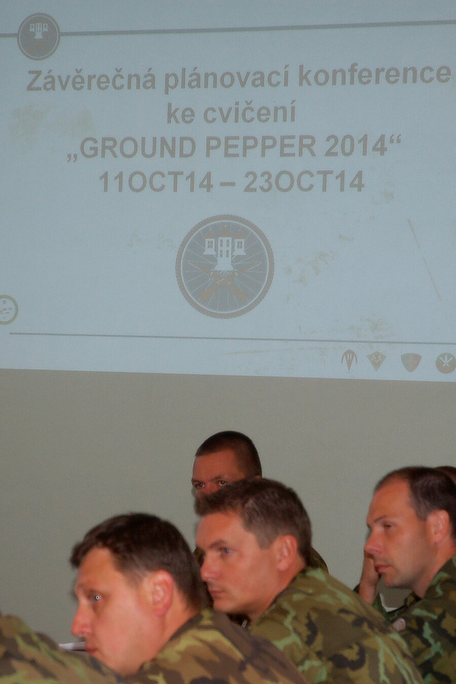  Závěrečná plánovací konference ke cvičení Ground Pepper 2014 v Bučovicích