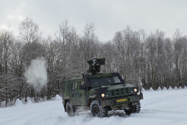 LOV 50B IVECO při střelbách