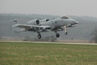 Přílet proudových letounů A-10 Thunderbolt na náměšťské letiště