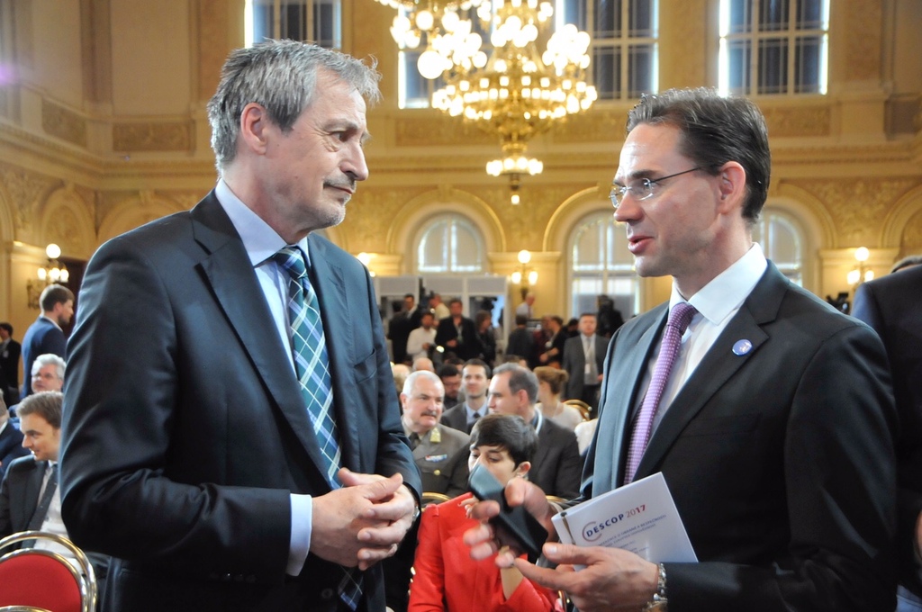 Minister Stropnicky and Jyrki Katainen, Deputy Chairman of the European Commission
