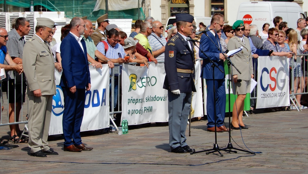 Colonel Milan Virt opening DrillFest 2017 in Pilsen