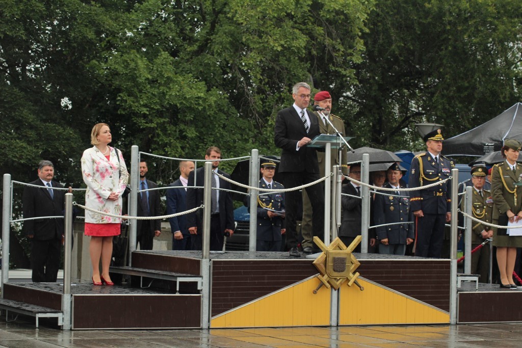 Dne ozbrojených sil na Vítkově se zúčastnila také předsedkyně sněmovního výboru pro obranu Jana Černochová 
