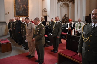 Bohoslužba vyslání nového vojenského kaplana 