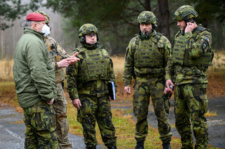 Průběžná kontrola náčelníka Generálního štábu armádního generála Aleše Opaty 
