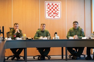NGŠ AČR Karel Řehka na návštěvě základny