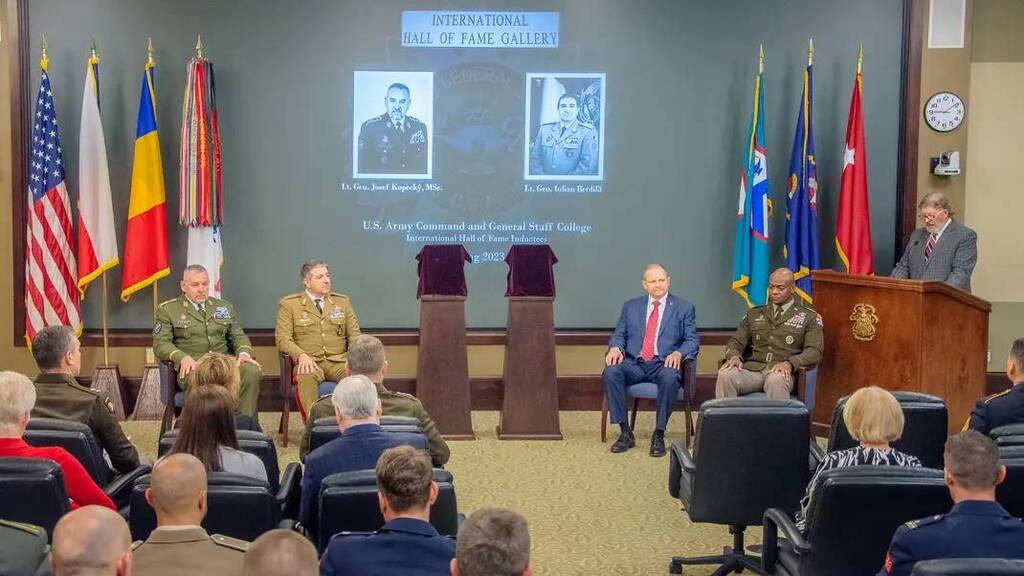 Generál Kopecký má čestné místo v síni slávy v americkém Fort Leavenworthu