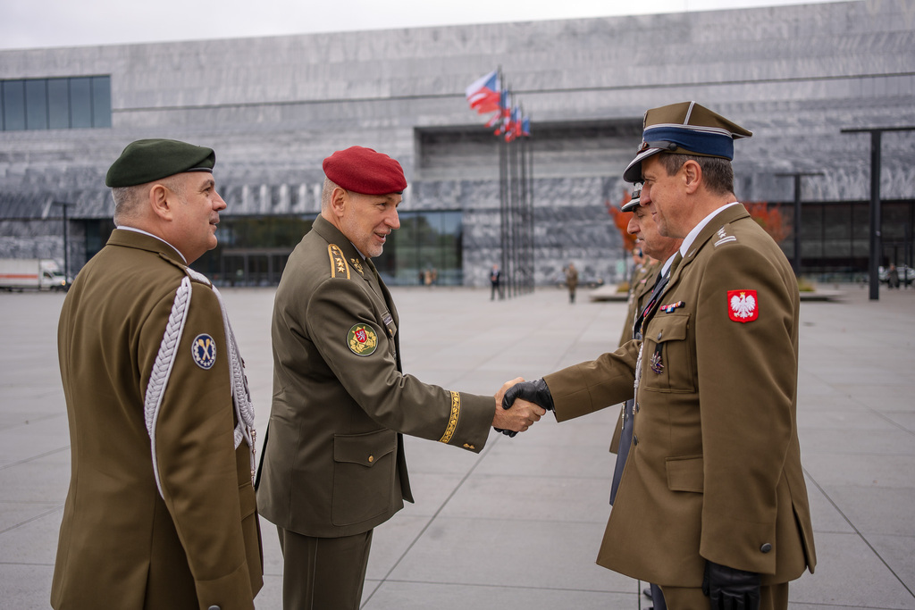 Z návštěvy náčelníka Generálního štábu Armády České republiky v Polsku