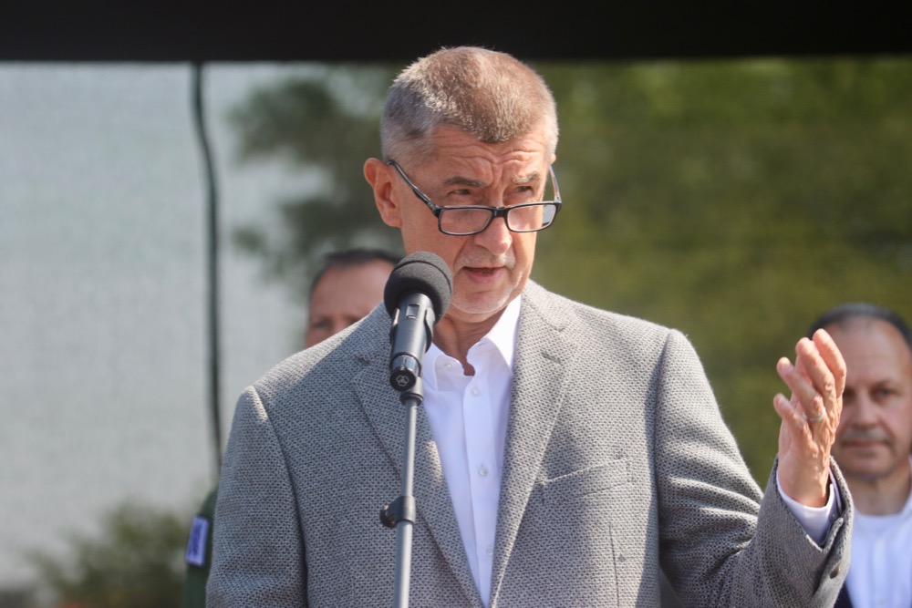 Premiér Andrej Babiš, který Den otevřených dveří v Čáslavi zahájil