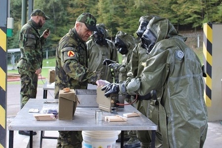 Chemický polygon na Slovensku ovládli specialisté ze Vzdušných sil AČR