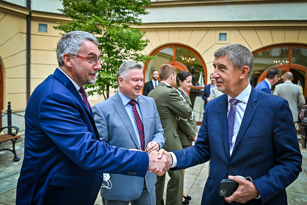 Předávání Cen BRS se zúčastnil také ministr obrany Lubomír Metnar