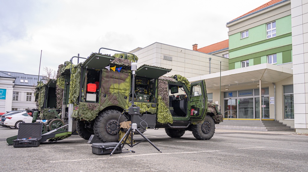  Ukázka párového vozidla Iveco CBRN