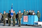  Přivítání vážených hostů na slavnostním nástupu