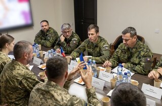  Jednání zástupců české armády s jejich ukrajinskými protějšky