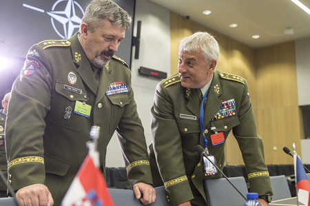 Generál Aleš Opata se zúčastnil jednání vojenských výborů NATO a EU v Bruselu
