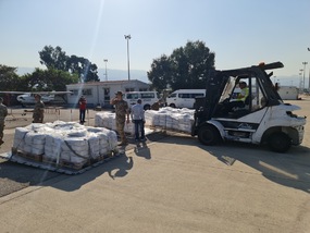 Ilustrační obrázek ke článkuTransportní letoun CASA dopravil další materiální pomoc do Libanonu