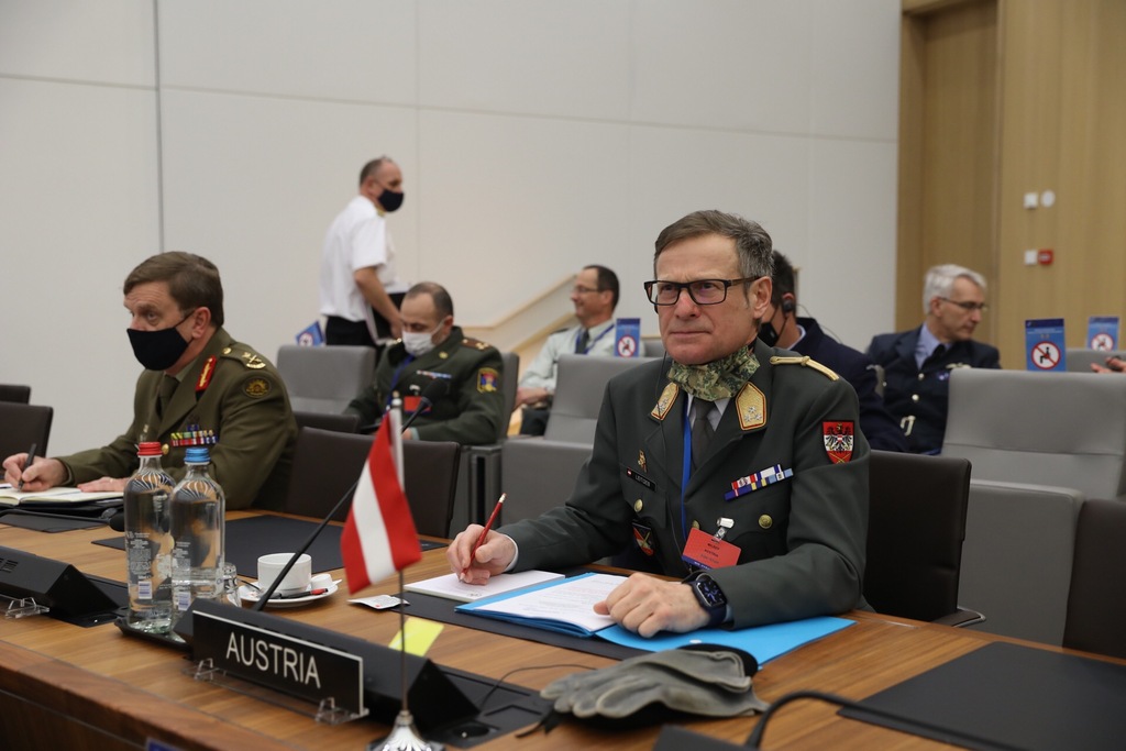 Z jednání Vojenského výboru NATO v Bruselu