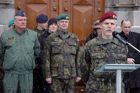 Náčelník Generálníhoš štábu AČR generálporučík Petr Pavel